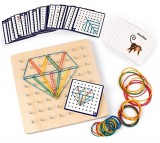 JM Fa Geotábla Kreatív Oktatasi Játék 18*18cm