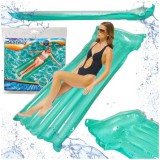 JM Felfújható strandmatrac úszáshoz a medence vizében BESTWAY 44013 kék 90kg 183cm