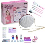 JM Gyermek Smink És Körmös Készlet Kagyló Alakú Kistáskával