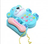 JM Interaktív Játéktelefon Zenével-kék