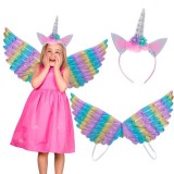 JM Jelmez Unicorn Outfit Wings Fejpánt