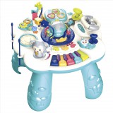 JM Kék oktató zongoraasztal tanulóasztal