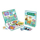 JM Mágneses Kirakós Könyv Szafari Állatok 47el.