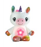 JM Ölelnivaló Plüss Unikornis – Csillagkivetítős Éjszakai Fény És Játszópajtás, Fehér