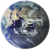 JM Planet Earth falióra LED kijelzővel 32 cm kék