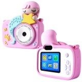 JM Rózsaszín gyerek digitális fényképezőgép