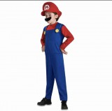 JM Super Mario Jelmez Farsangi Jelmez Gyerekeknek L Mérető 120-130cm