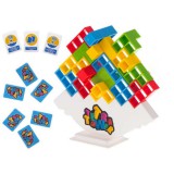 JM Tetris Rejtvényfejtő Kiegyensúlyozó Blokkok Puzzle Játék 64darabos