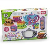 JO 15 Részes Kifesthető Teáskészlet Gyerekeknek