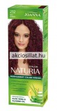 Joanna Naturia Permanent Color Cream 232 Érett Cseresznye Krémhajfesték 40+60g