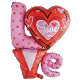 JobbÁron.hu LOVE óriás fólia lufi