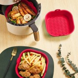 JobbÁron Szögletes Air Fryer szilikon sütőtál 17 cm