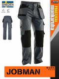 Jobman PRACTICAL DARKGREY technikai prémium lengőzsebes pamut deréknadrág - munkaruha