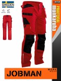 Jobman PRACTICAL RED technikai prémium deréknadrág - munkaruha
