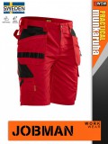 Jobman PRACTICAL RED technikai prémium rövidnadrág - munkaruha