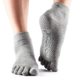 Jóga zokni - ToeSox Ankle Full-toe szürke