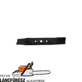 John Deere GX 20250, L120, L130 fűnyíró kés, L 432 mm, Ø szélső furatok 10,2 mm