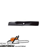 John Deere M143520 fűnyíró kés, L 482 mm, vastagság 5,2 mm, W 69,9 mm