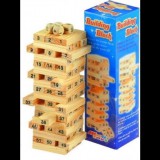 Jokomisiada Jenga Fa Építőkocka Torony Társasjáték 54 db (GR0189)
