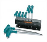 Jonnesway Imbusz gömbvégű állványon 8 db klt. nyéllel