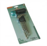 Jonnesway Torx lyukas 9 db klt. extra hosszú nyéllel