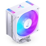 Jonsbo CR-1000MAX Color White RGB CPU léghűtő, 6 hőcső, 120 mm PWM ventilátor, fehér