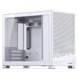 Jonsbo D32 STD microATX minitorony számítógépház, edzett üveg, back-Connect, fehér