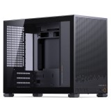 Jonsbo D32 STD microATX minitorony számítógépház, edzett üveg, back-Connect, fekete
