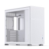 Jonsbo D41 MESH White ATX miditorony számítógépház, edzett üveg, fehér