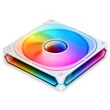 Jonsbo FR-505WR számítógépes hűtőrendszer Számítógép ház Ventilátor 12 cm Fehér 1 db