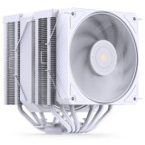 Jonsbo HX6280 CPU hűtő, dual tower, 280 W TDP, RGB világítás, 130mm, fehér
