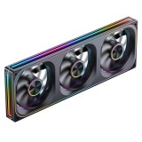 Jonsbo ZA-360 házventilátor, 360mm, PWM, ARGB, fekete