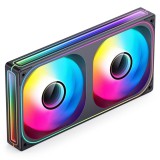 Jonsbo ZB-240 házventilátor, Infinity Mirror, 240mm ARGB PWM, fekete