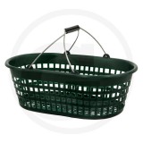 JOPA Zöld kerti kosár tartófüllel, 15 kg