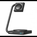 JOYROOM 2az1-ben asztali töltőállvány (15W, wireless, MagSafe, Apple Watch töltő,) fekete (JR-WQN05) (JR-WQN05)