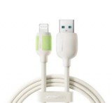 JOYROOM adatkábel (USB - lightning, 3A, gyorstöltő, 200cm) BÉZS