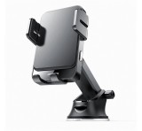 JOYROOM autós tartó (műszerfalra, szellőzőre, automata, 15W, wireless, 4.5-6.8" méret) FEKETE