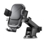 JOYROOM autós tartó (műszerfalra, tapadókorongos, automata, 360°, 4.7-6.8" méret) FEKETEJR-OK6