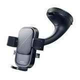 Joyroom autós tartó (szélvédőre, tapadókorongos, automata, 360°, 4.7-6.8" méret) fekete