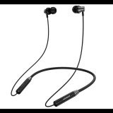 JOYROOM bluetooth fülhallgató SZTEREO (v5.0, nyakba akasztható, multipoint, hangerőszabályzó, SPORT) FEKETE (JR-D7) (JR-D7) - Fülhallgató