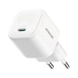 Joyroom hálózati töltő (USB-C, 20W, GaN, fehér)