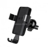 JOYROOM Huldra HL-ZS178 Gravity Leather Autós Telefontartó (Fekete) (6956116787585)