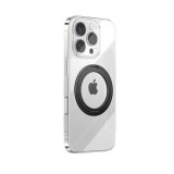 Joyroom JR-16JL6 iPhone 16 Pro Ultra-vékony MagSafe kompatibilis tok 360°-os gyűrűs állvánnyal - Fekete