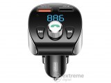 Joyroom JR-CL02 QC 3.0 18W FM Transmitter autós töltő, fekete