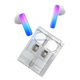 Joyroom JR-TC1 IceLens Series TWS vezeték nélküli fülhallgató LED világítással - fehér