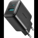 Joyroom JR-TCF13 USB-A / USB-C Hálózati Töltő Adapter 25W - Fekete (6956116722937)