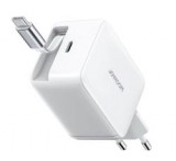 JOYROOM JR-TCL06 hálózati töltő Type-C aljzat (67W, GaN, gyorstöltő + fix Type-C kábel) FEHÉR