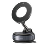 JOYROOM JR-ZS501 autós tartó (műszerfalra, tapadókorongos, mágneses, 360°, 4-7" méret) SÖTÉTSZÜRKE
