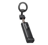 JOYROOM JR-ZS509 szelfibot (univerzális, 360°, állítható, bluetooth távkioldó, 40cm, 4.7-7" méret, MagSafe) FEKETE Apple iPhone 12, iPhone 12 Pro, iPhone 12 Pro Max
