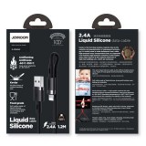 Joyroom Lightning - USB Cable 2.4A, 1.2m Black (S-1224N2)